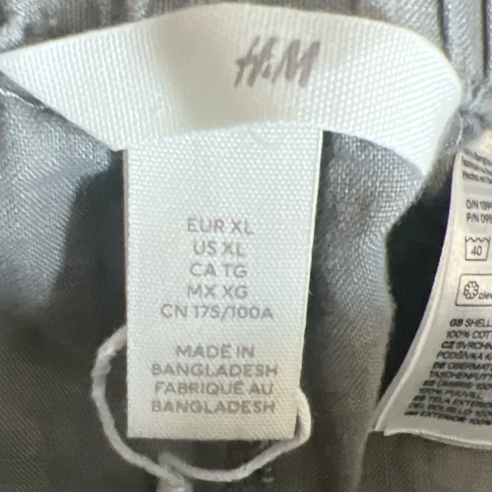 H&M Linen Blend‎ Drawstring Pants Olive Green Women’s XL